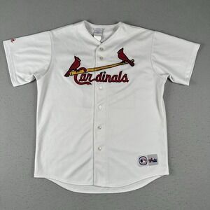 Vtg Y2K St. Louis Cardinals Scott Rolen Jersey Men's XL White Majestic #27 MLB